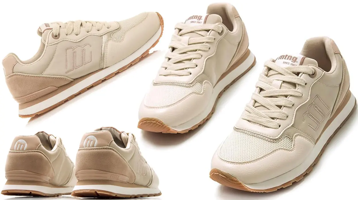 Zapatillas Mustang Joggo Classic beige para mujer baratas
