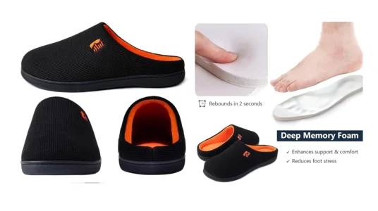 zapatillas para casa RockDove con espuma viscoelástica