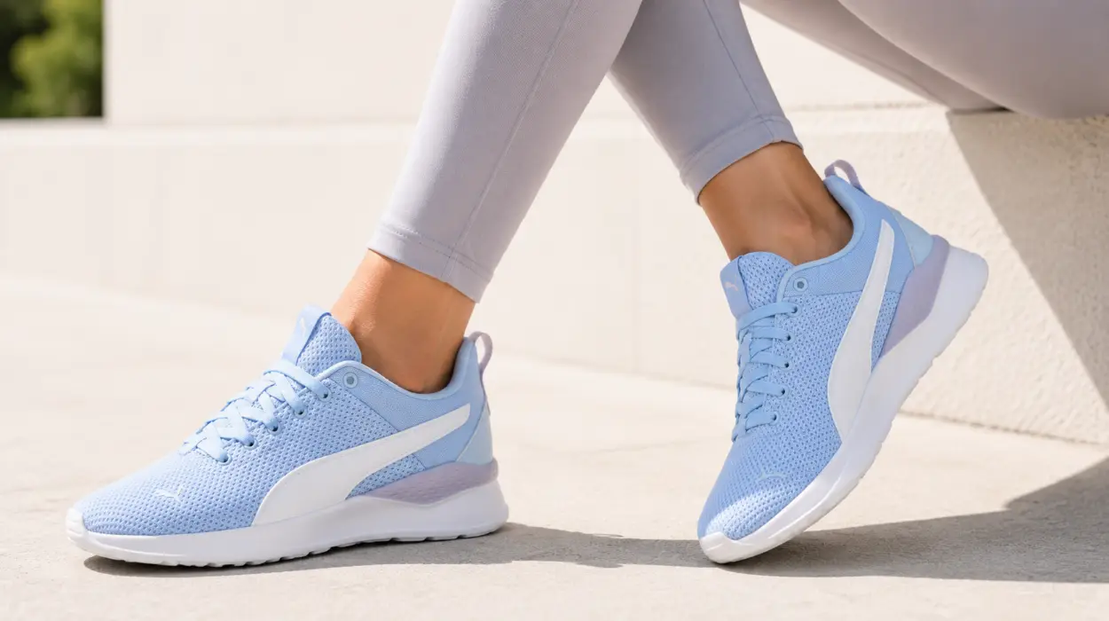 Ideales para cualquier look: Puma Anzarun Lite en color azul