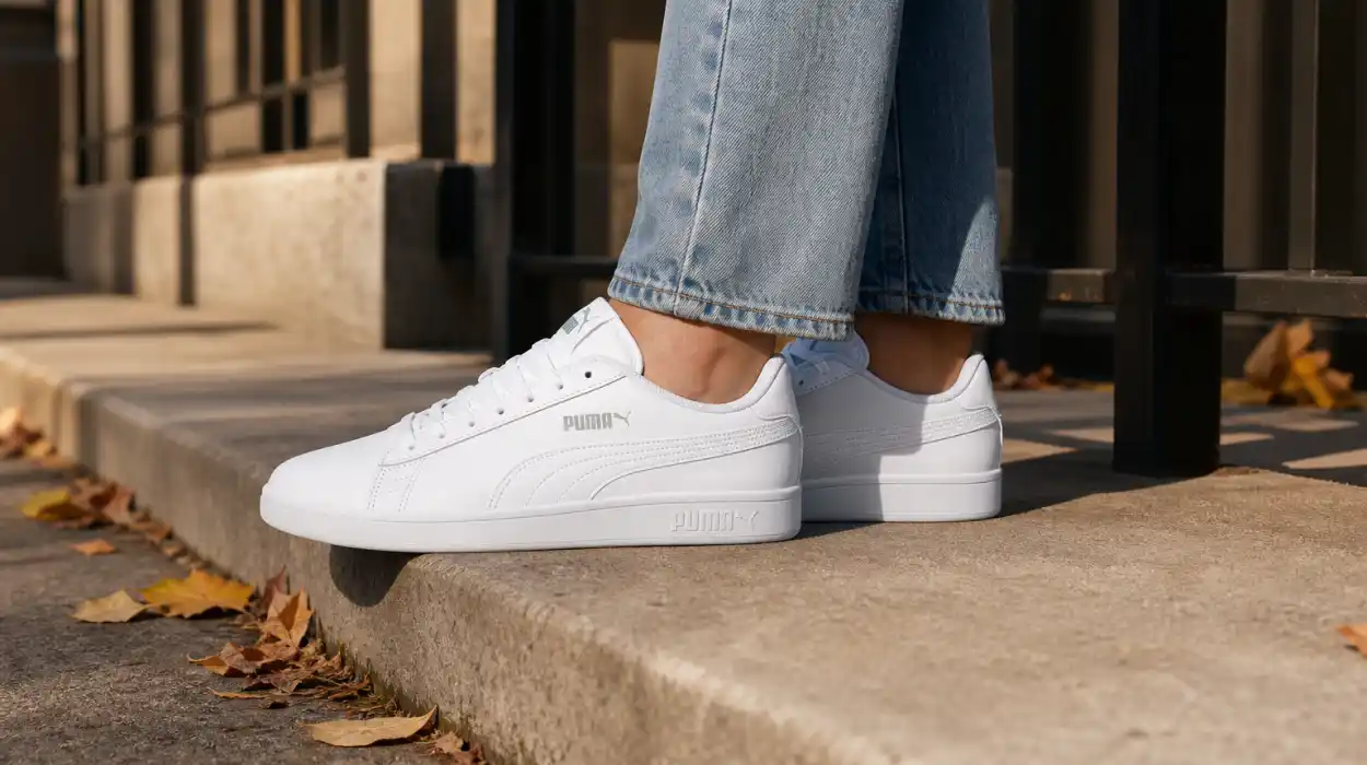 Zapatillas Puma Smash V2 L de cuero unisex