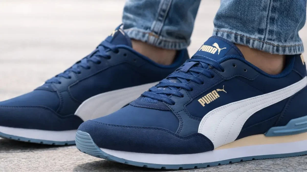 Estas Puma St Runner V4 son un acierto seguro si buscas unas zapatillas elegantes a un precio asequible