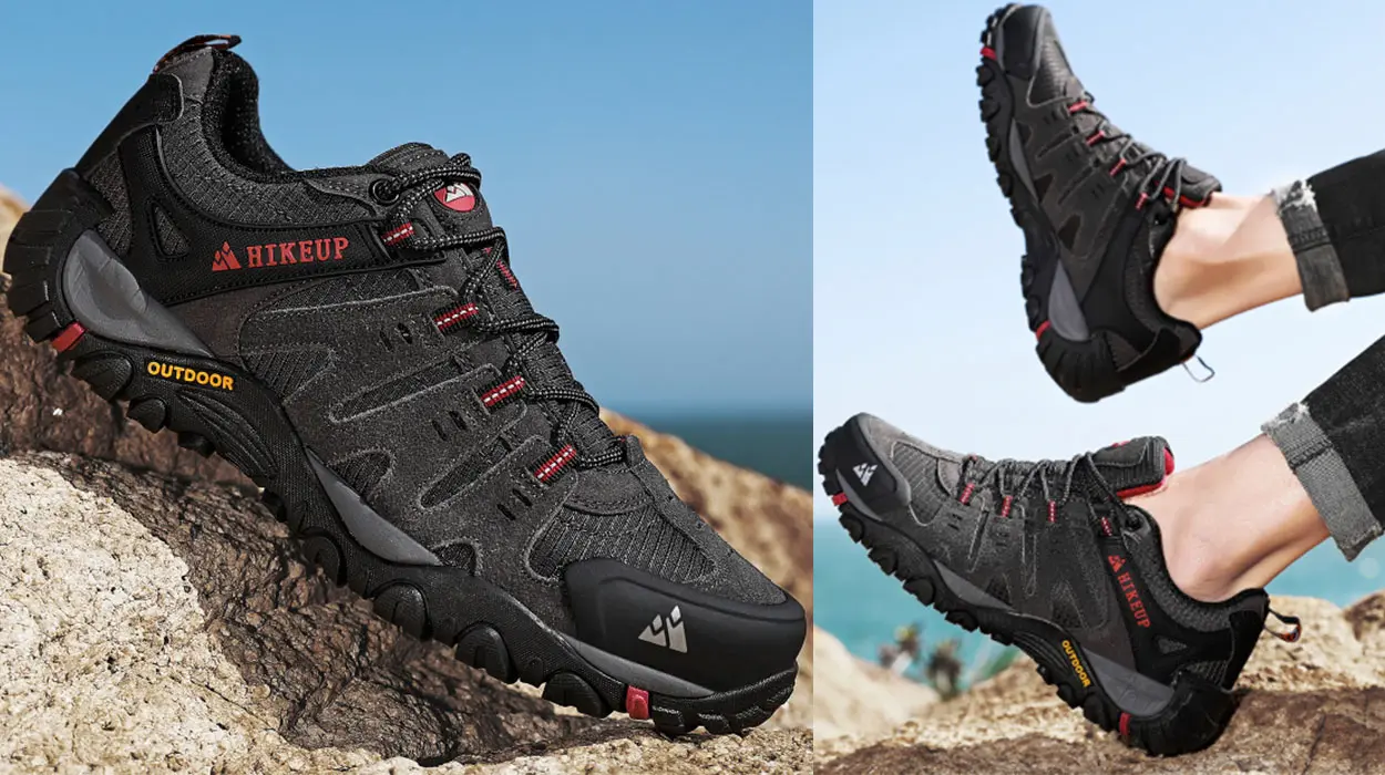 Zapatillas de senderismo HIKEUP para hombre baratas