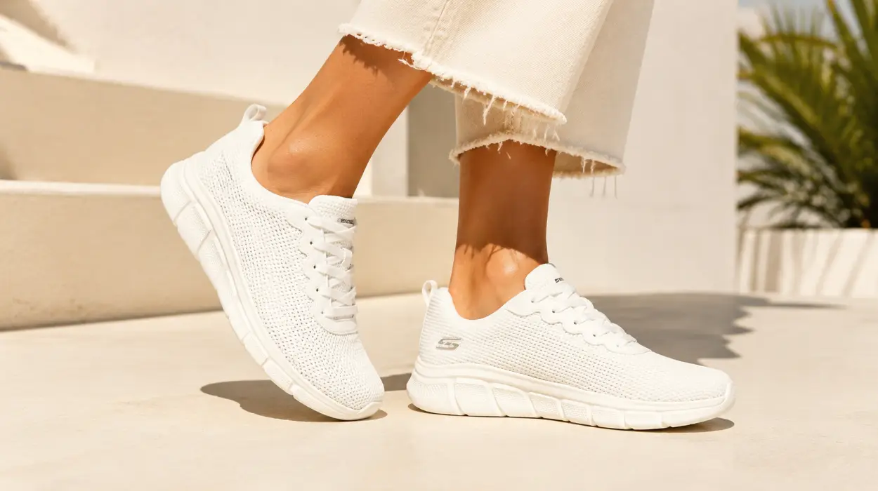 Zapatillas Skechers Bobs B Flex Visionary Essence para mujer con plantilla acolchada