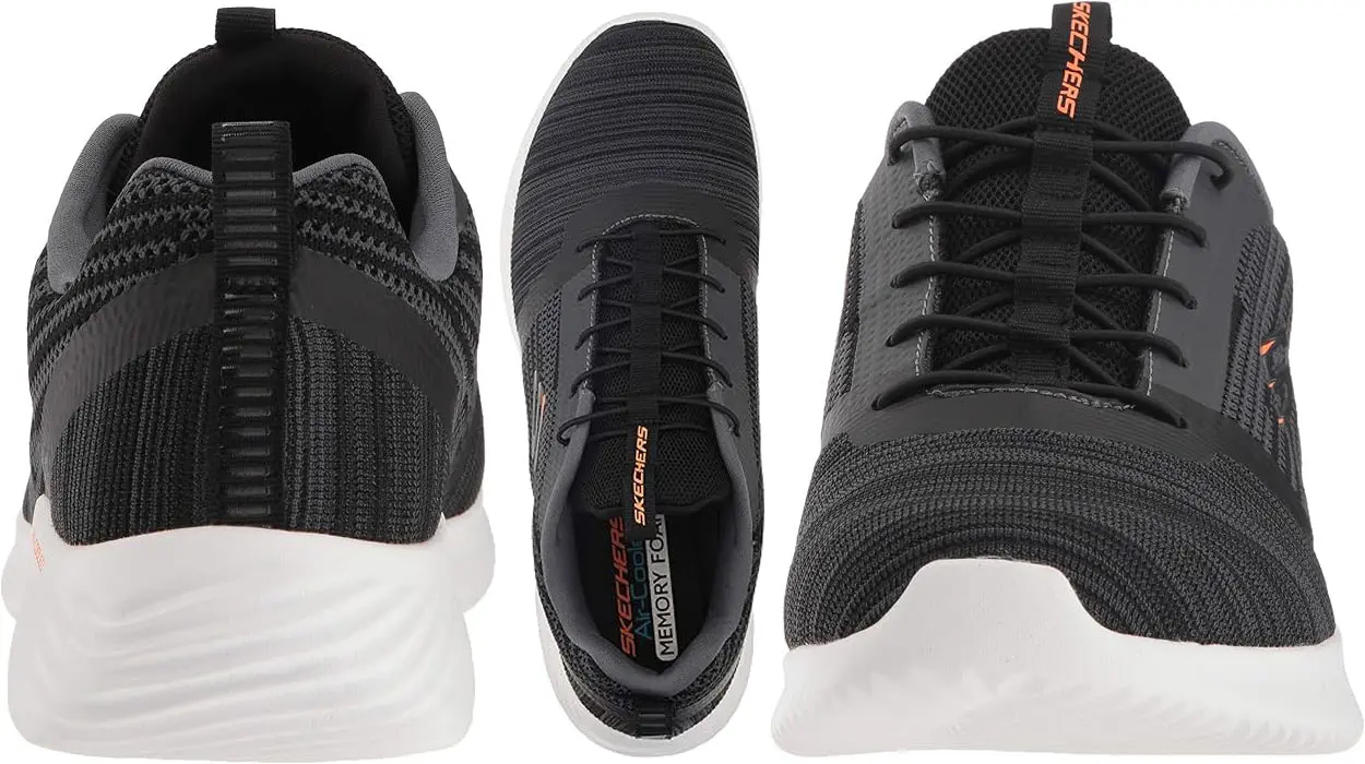 Zapatillas Skechers Bounder negras para hombre baratas
