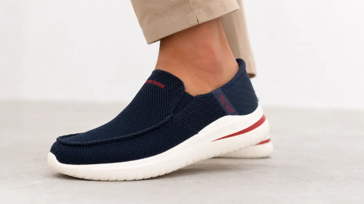 Zapatillas Skechers Delson 3.0 Cabrino Slip-ins sin cordones para hombre