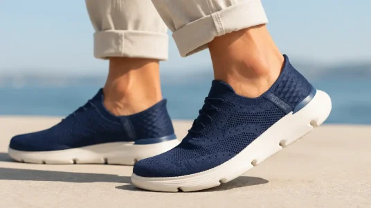 Zapatillas Skechers Garza Palma para hombre en color navy