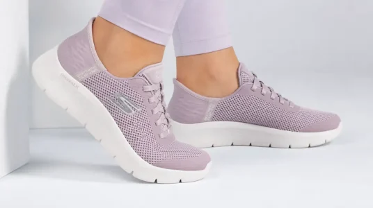 Zapatillas Skechers Go Walk Flex Grand Entry Slip-In para mujer en mauve