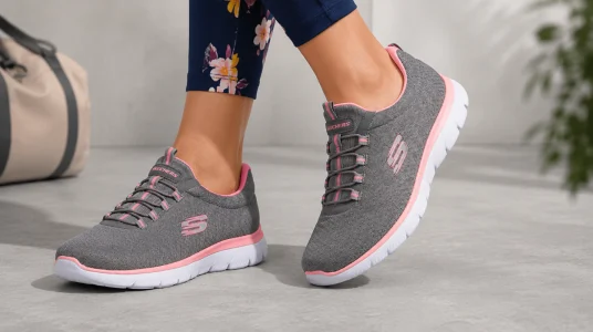 Zapatillas Skechers Mujer Summits 12980, estilo casual y cómodas