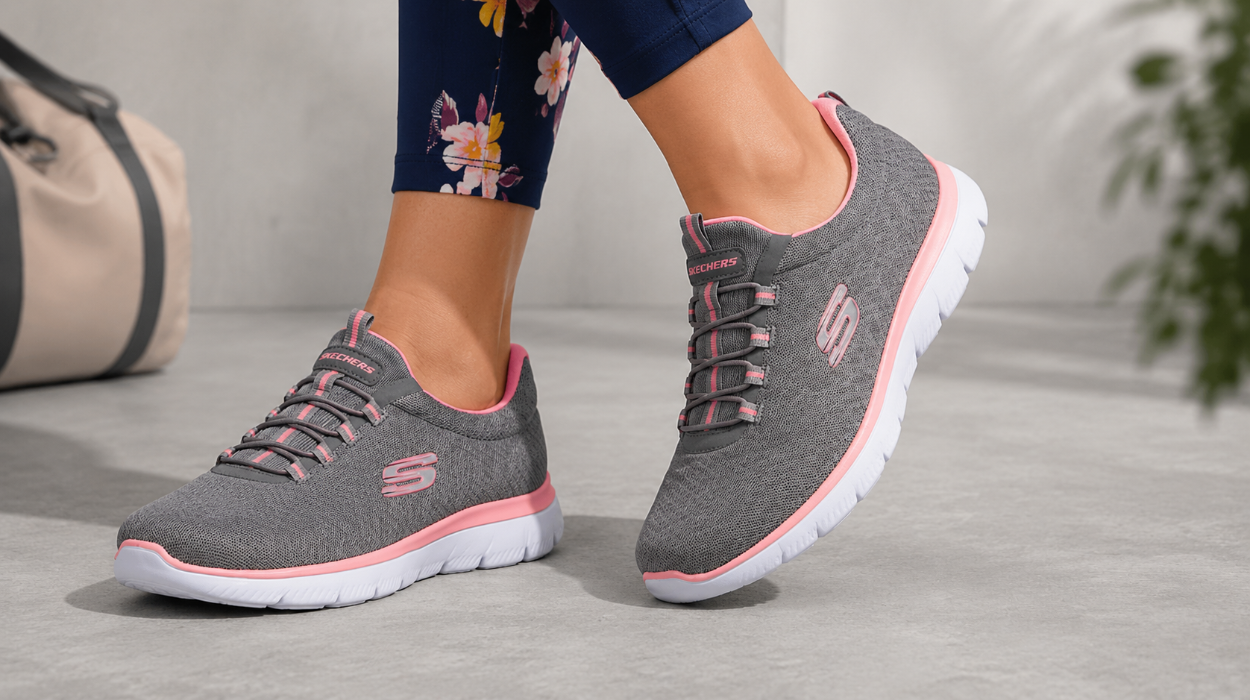 Zapatillas Skechers Mujer Summits 12980, estilo casual y confort total