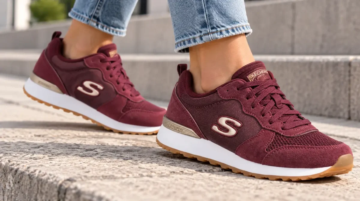 Zapatillas Skechers OG 85 Goldn Gurl para mujer con espuma viscoelástica