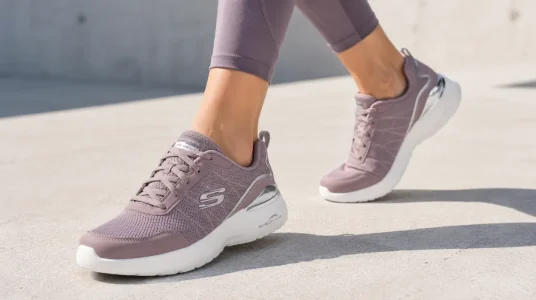 Zapatillas Skechers SKECH-AIR DYNAMIGHT THE HALCYON para mujer en malla lavanda
