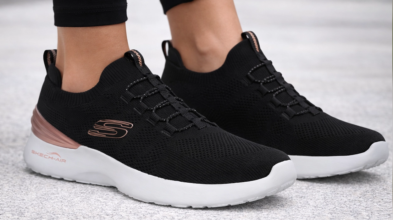 zapatillas-skechers-skech-air-dynamight-rich-glow-negras-mujer