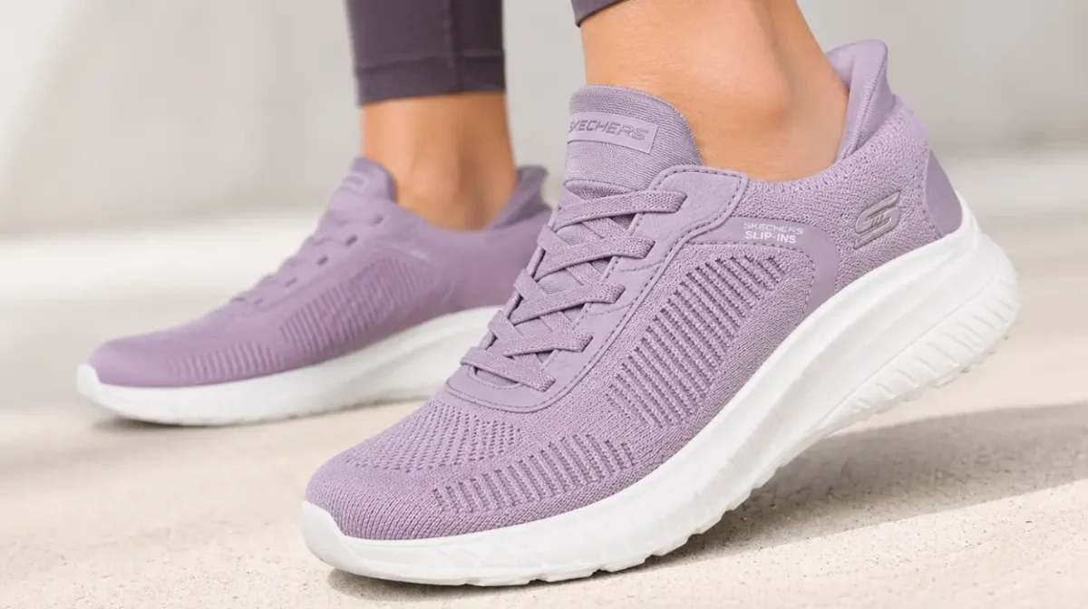 Chollazo Zapatillas Skechers Slip-Ins Bobs Squad Chaos Geo para mujer