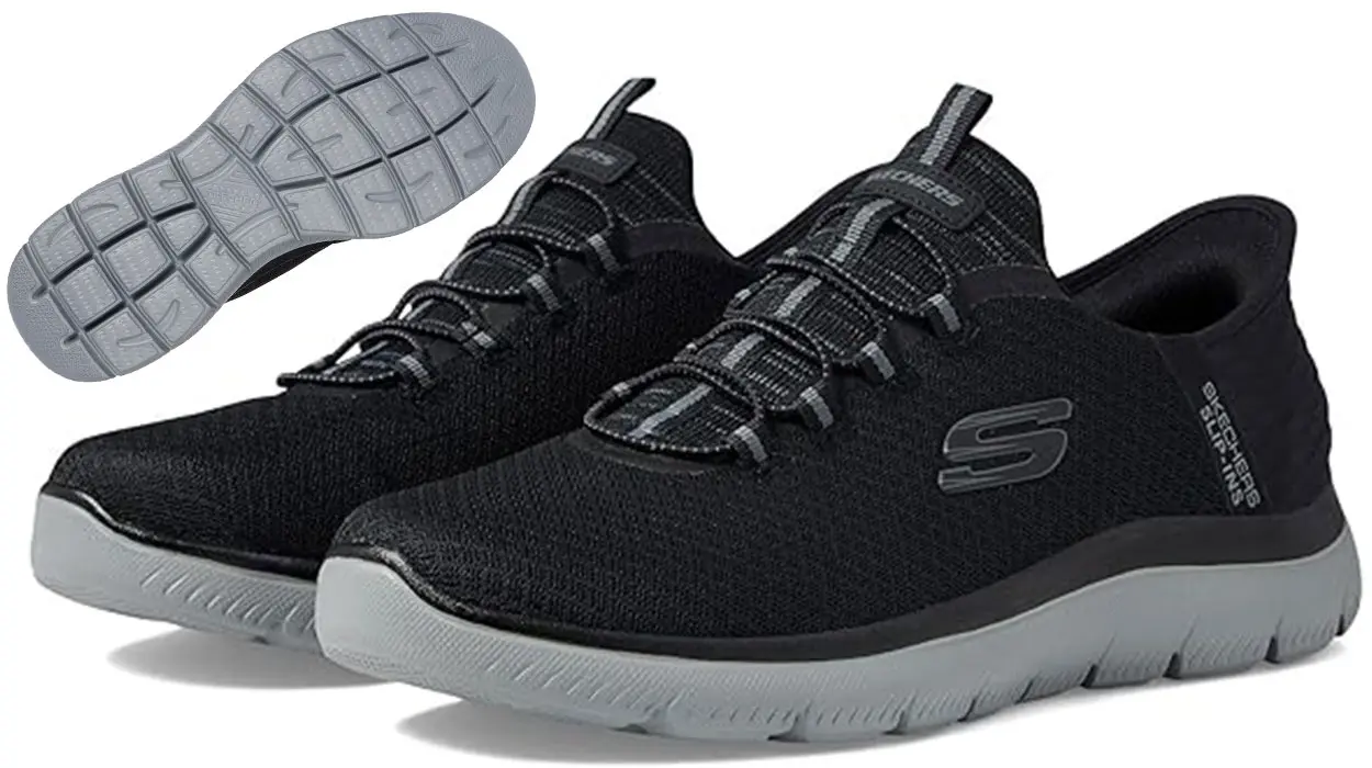 Zapatillas Skechers Slip-ins Summits High Range negras para hombre baratas