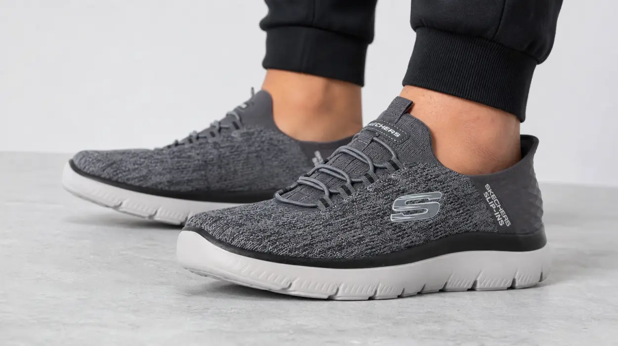 Zapatillas Skechers Summits Key Pace Slip-Ins para hombre con plantilla acolchada
