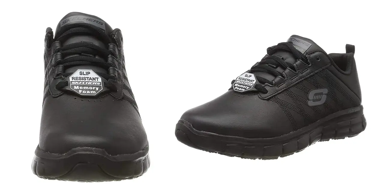 Zapatillas de trabajo Skechers Sure Track Erath para mujer