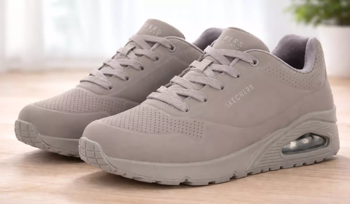 Zapatillas Skechers Uno Stand On Air gris oscuro para mujer