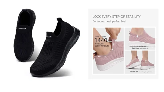 zapatillas slip-on HKR para mujer