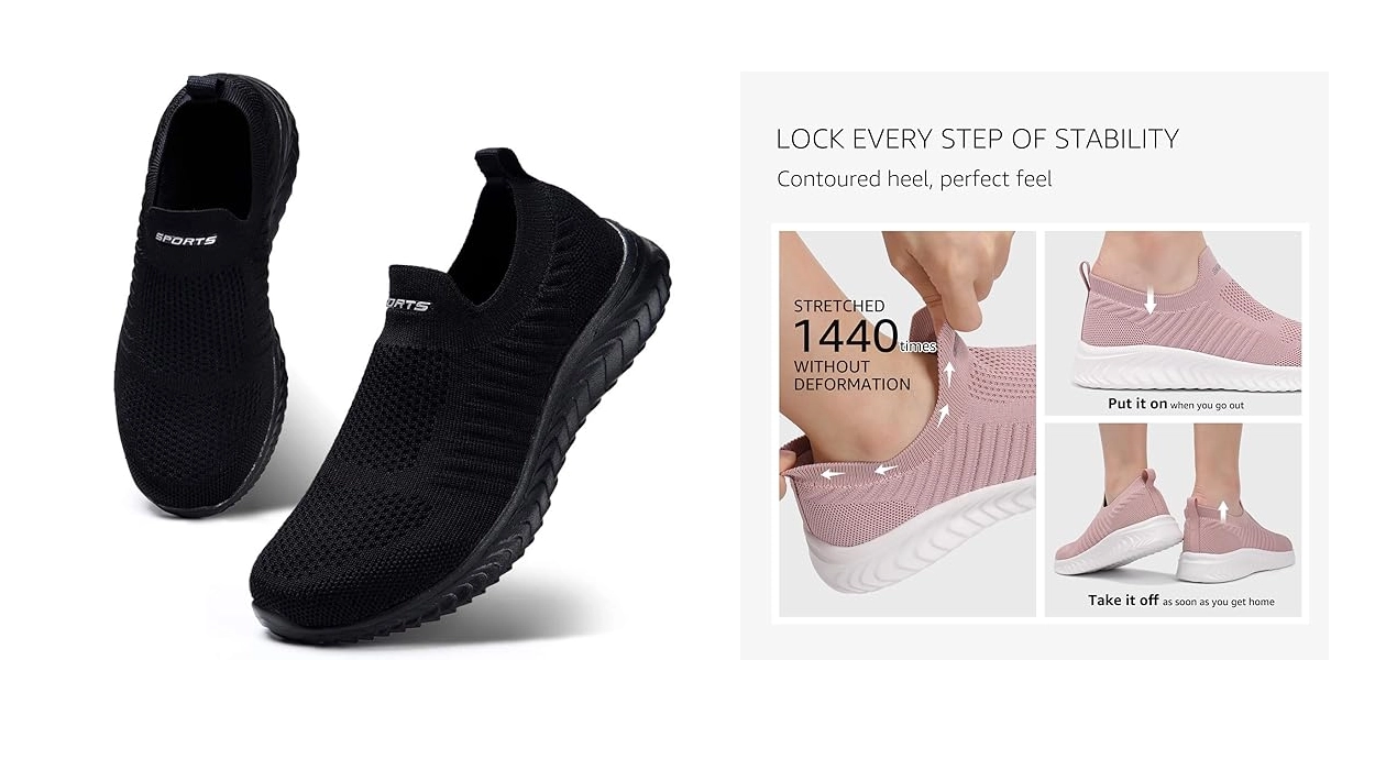 zapatillas slip-on HKR para mujer