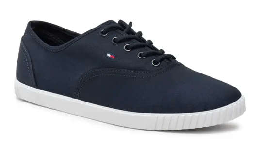 Zapatillas Tommy Hilfiger Canvas Lace Up Sneaker para mujer