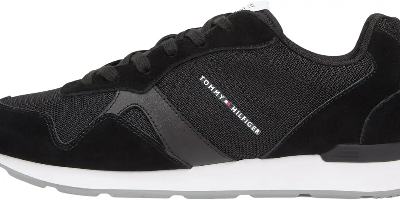 Zapatillas Tommy Hilfiger Runner Icon Mix negras para hombre