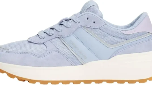 Chollo Zapatillas Tommy Jeans Runner de ante para mujer