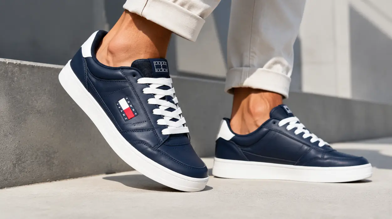 Zapatillas Tommy Jeans The Greenwich New de piel para hombre