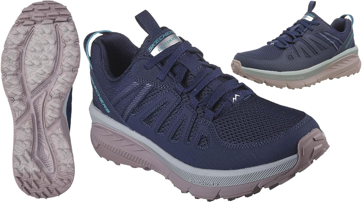 Zapatillas de trail casual Skechers Switch Back - Cascades para mujer en oferta