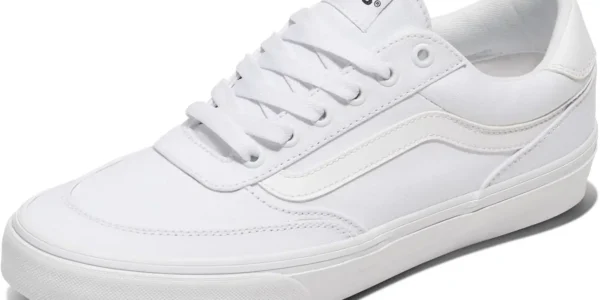Chollo zapatillas vans brooklyn ls de piel blancas para hombre