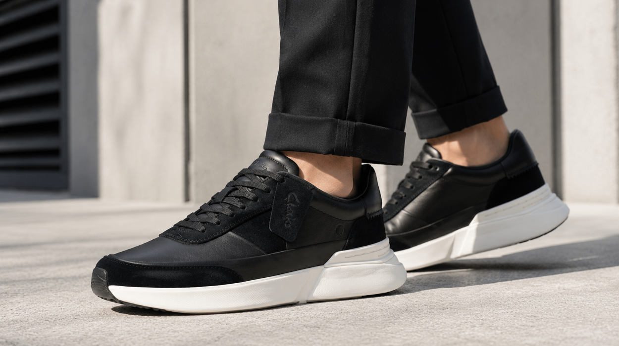 Zapatillas de piel Clarks Craft Pace para hombre