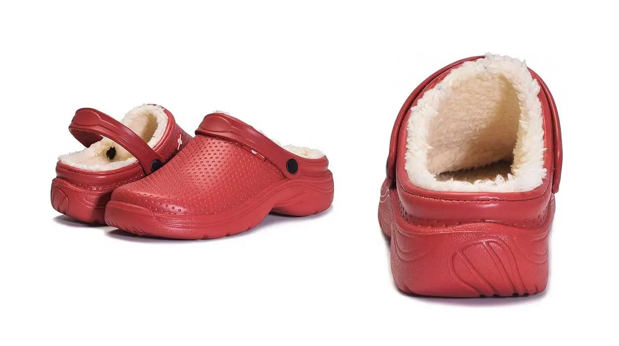Zuecos mullidos tipo crocs baratos